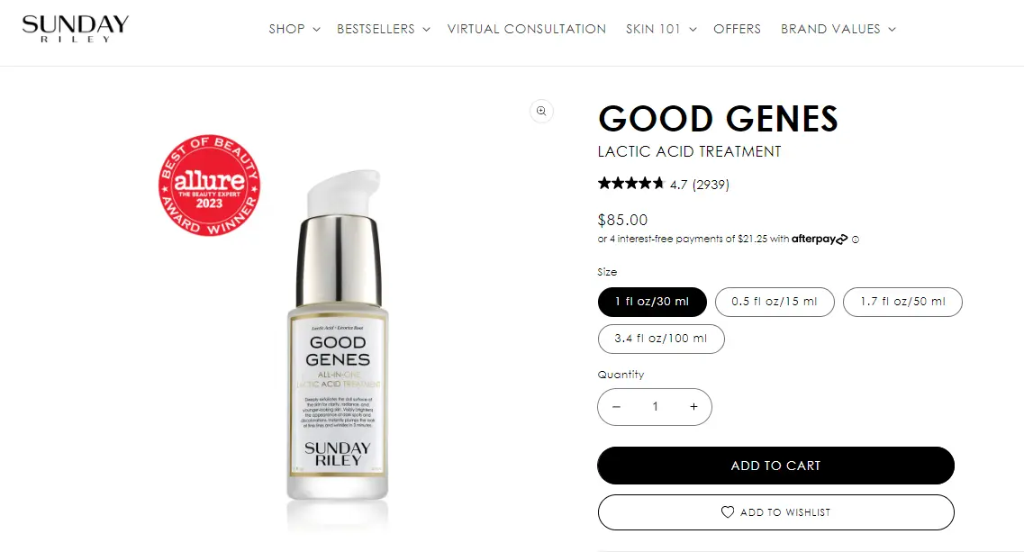 Trust & Security Badges in product page